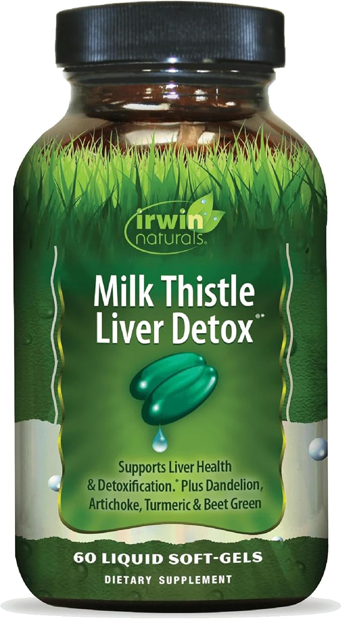 Irwin Naturals Milk Thistle Liver Detox - 60 Liquid Soft-Gels