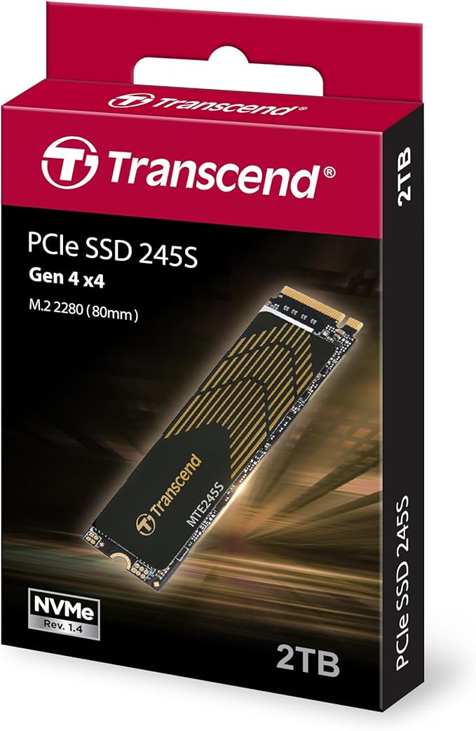 Transcend 2TB M.2 2280 PCIe Gen4x4 NVMe 3D SSD