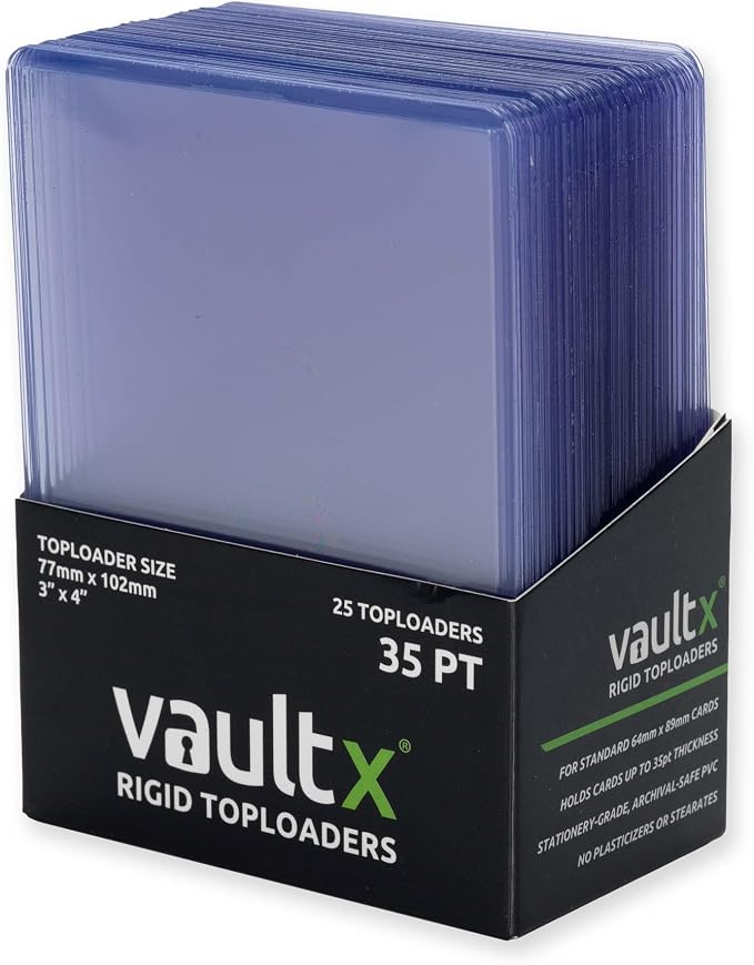 Vault x - Seamless Rigid Toploaders 35pt (25 Pack)