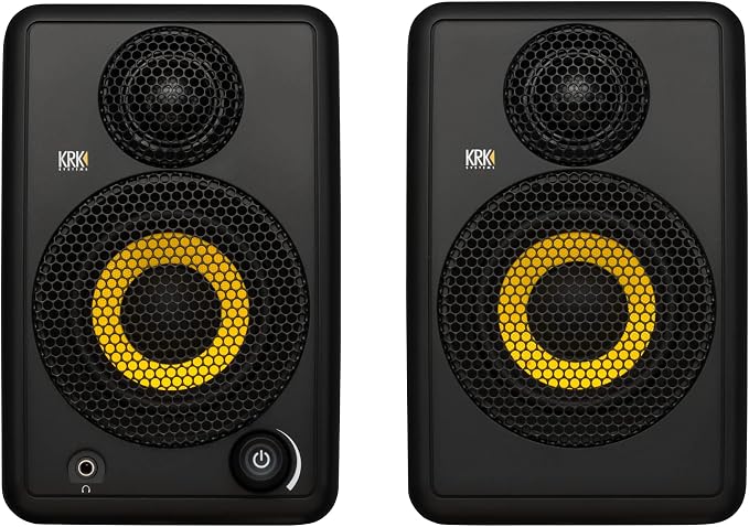 KRK GoAux 3 Portable Near-Field 2-Way Studio Monitor (Pair)