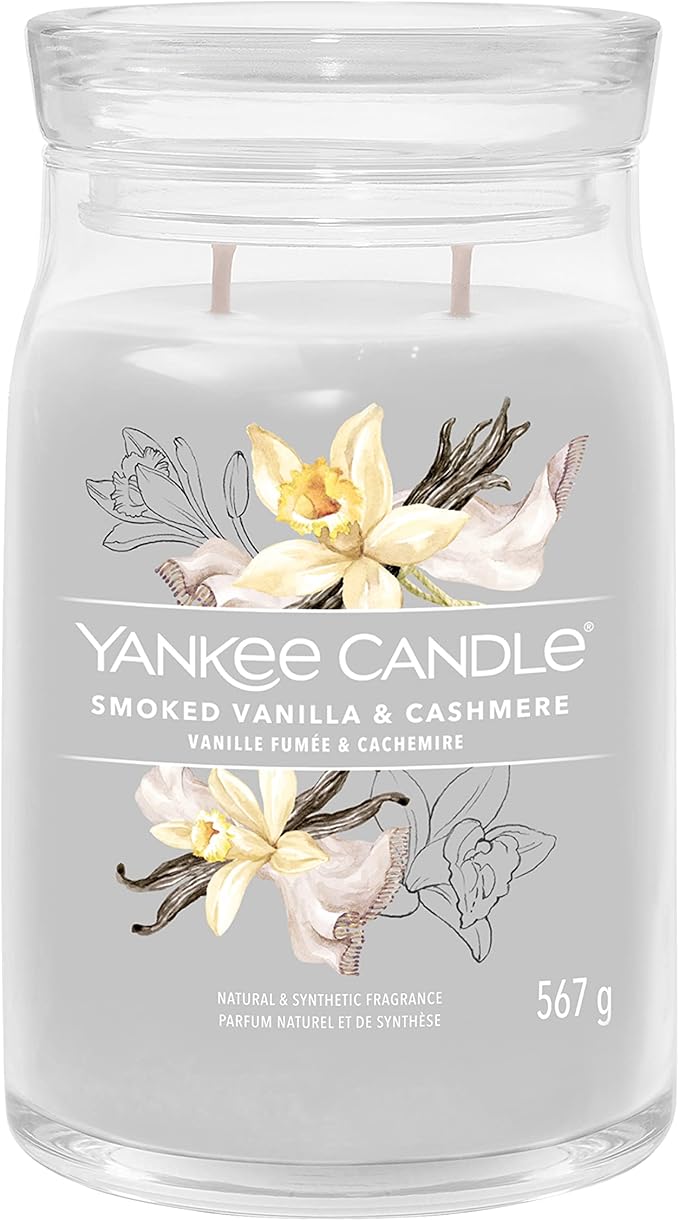 Yankee Candle Smoked Vanilla & Cashmere Signature Large Jar Candle