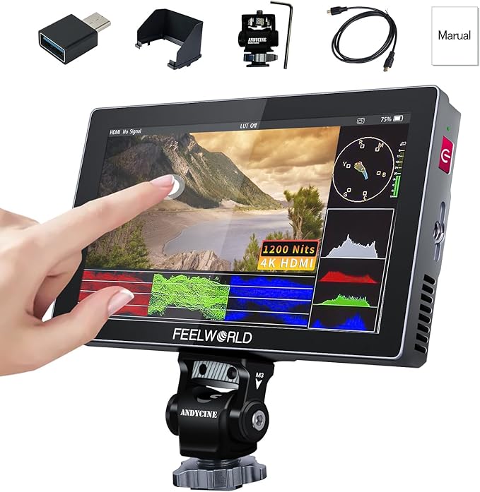 FEELWORLD LUT5 5.5" IPS 3000 Nits On-Camera Monitor