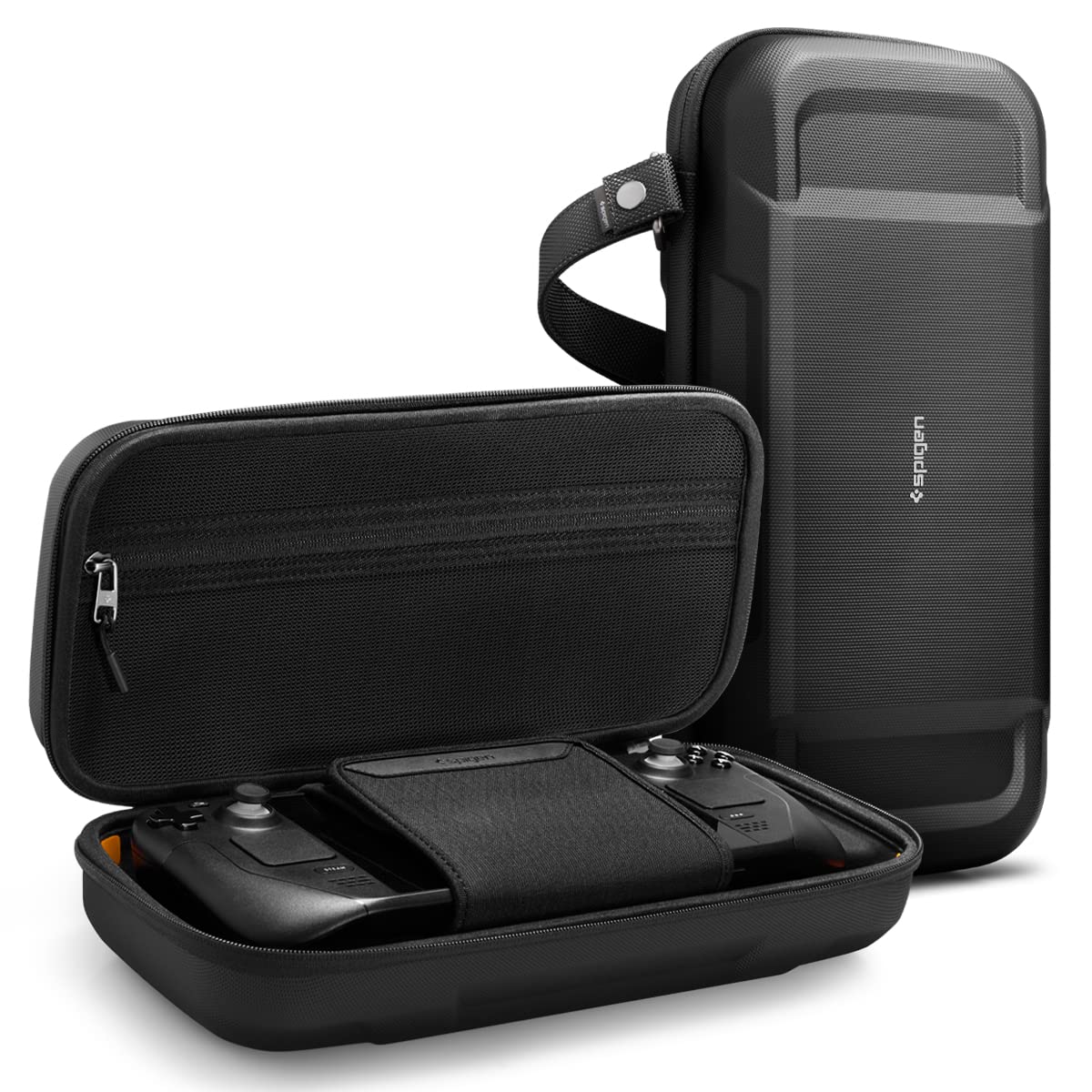 SPIGEN Rugged Armor Pro Pouch Case For Valve Steam Deck [Colour:Black]