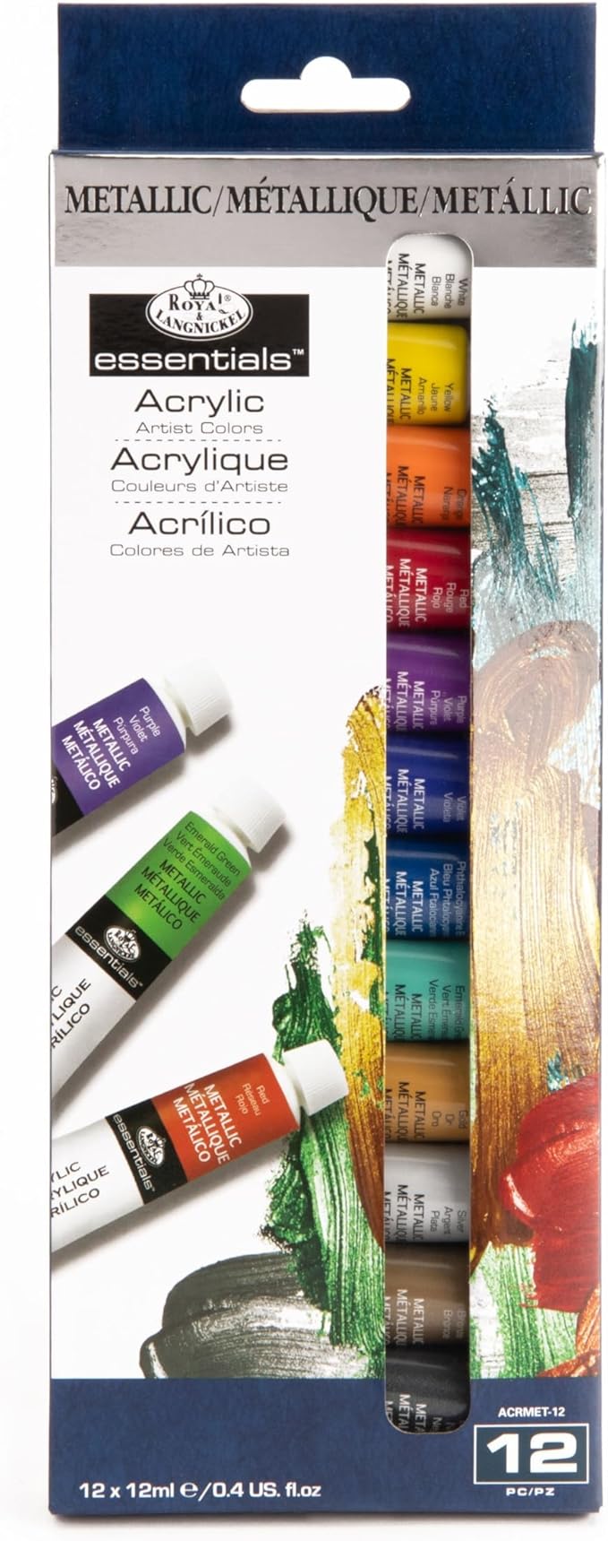Royal & Langnickel Multicoloured 12 ml Acrylic Set 12 Piece