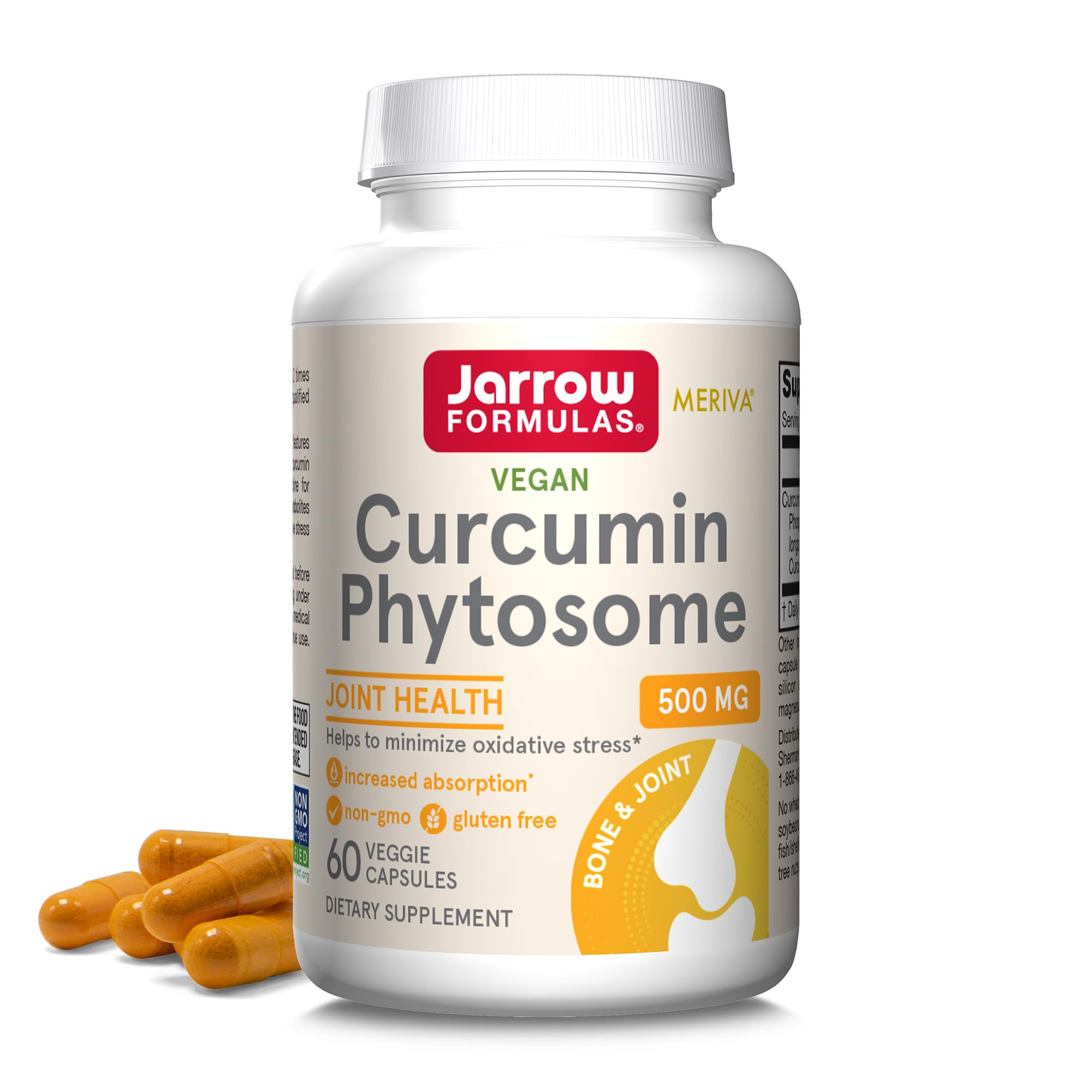 Jarrow Formulas - Curcumin Phytosome 500 MG - 120 Veggie Capsules