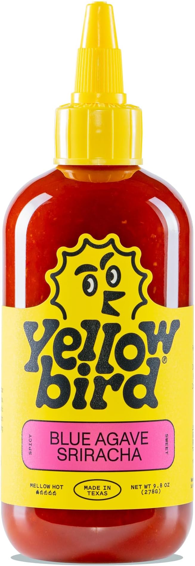 Yellowbird Sauce - Blue Agave Sriracha Sauce, 9.8 oz