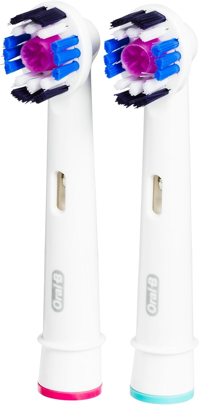 Oral-B 3D White Replacement Electric Toothbrush Heads Refills, 2 Pack