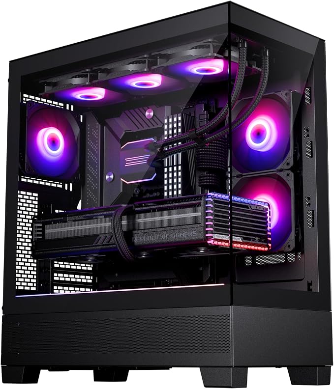 Phanteks XT View D-RGB Tempered Glass Case Satin Black