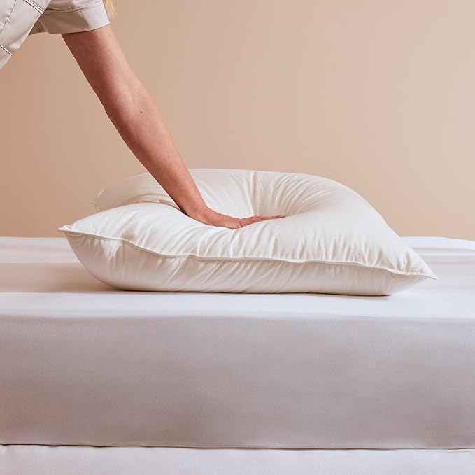 Hungarian Goose Down & Feather Pillow - European Size