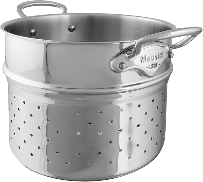 Mauviel Made in France M'Cook 5 Ply Stainless Steel 5222.24 9.5 Inch P