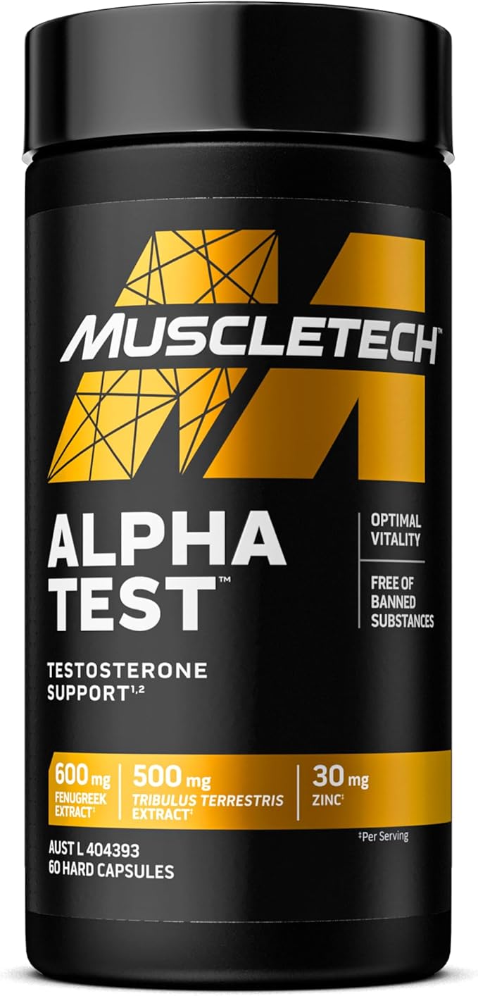 Alpha Test by MuscleTech - 60 Capsules