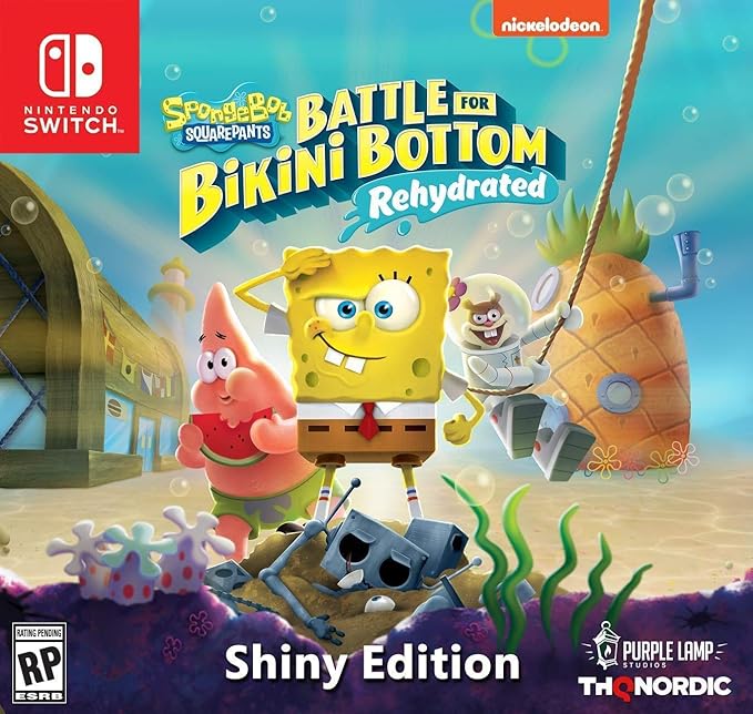 SpongeBob - Battle for Bikini Bottom Shiny Edition - Nintendo Switch