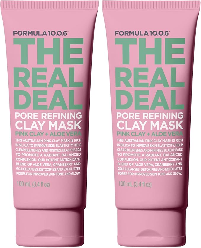 Formula 10.0.6 The Real Deal Pore Refining Clay Mask | Pink