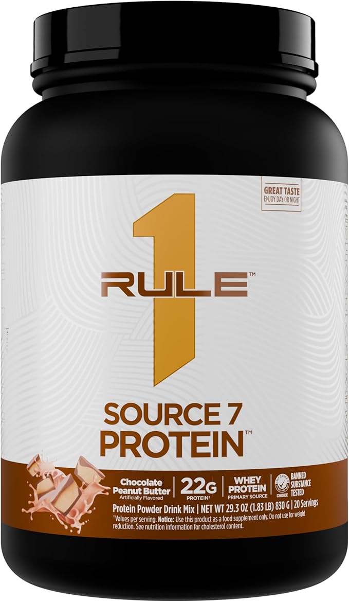 Rule 1 Source7 Protein 55 Serves / Chocolate Peanut Butter