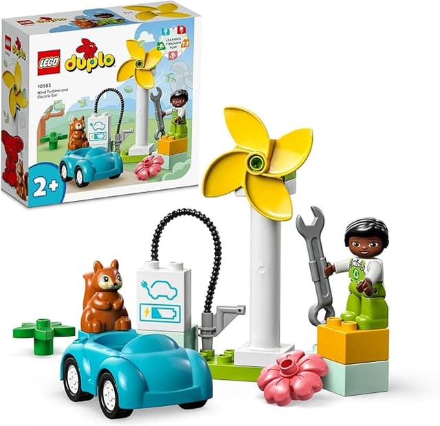 LEGO 10985 DUPLO Wind Turbine and Electric Car