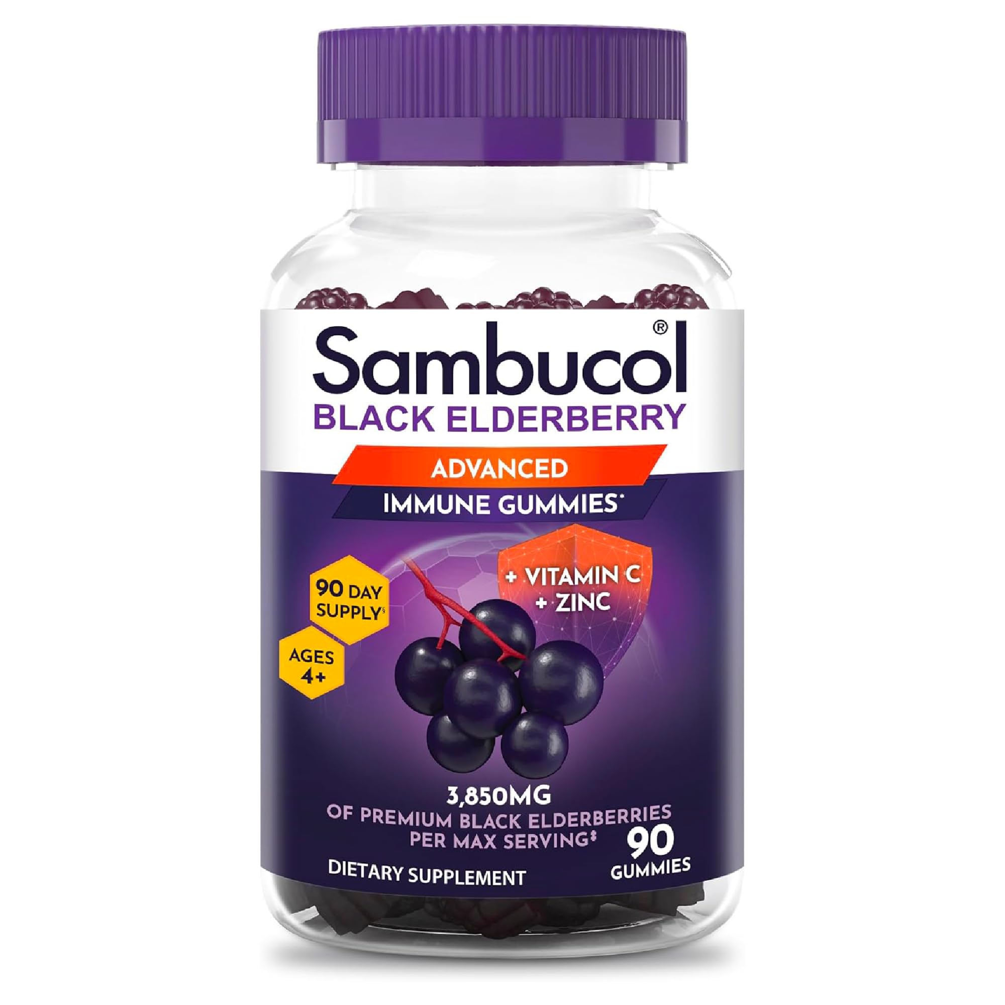 Sambucol Black Elderberry, Gummies - 30 gummies