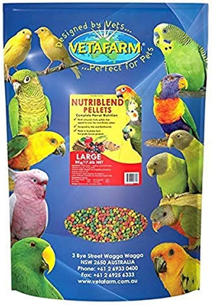 Vetafarm Nutriblend Pellets Large 8 kg