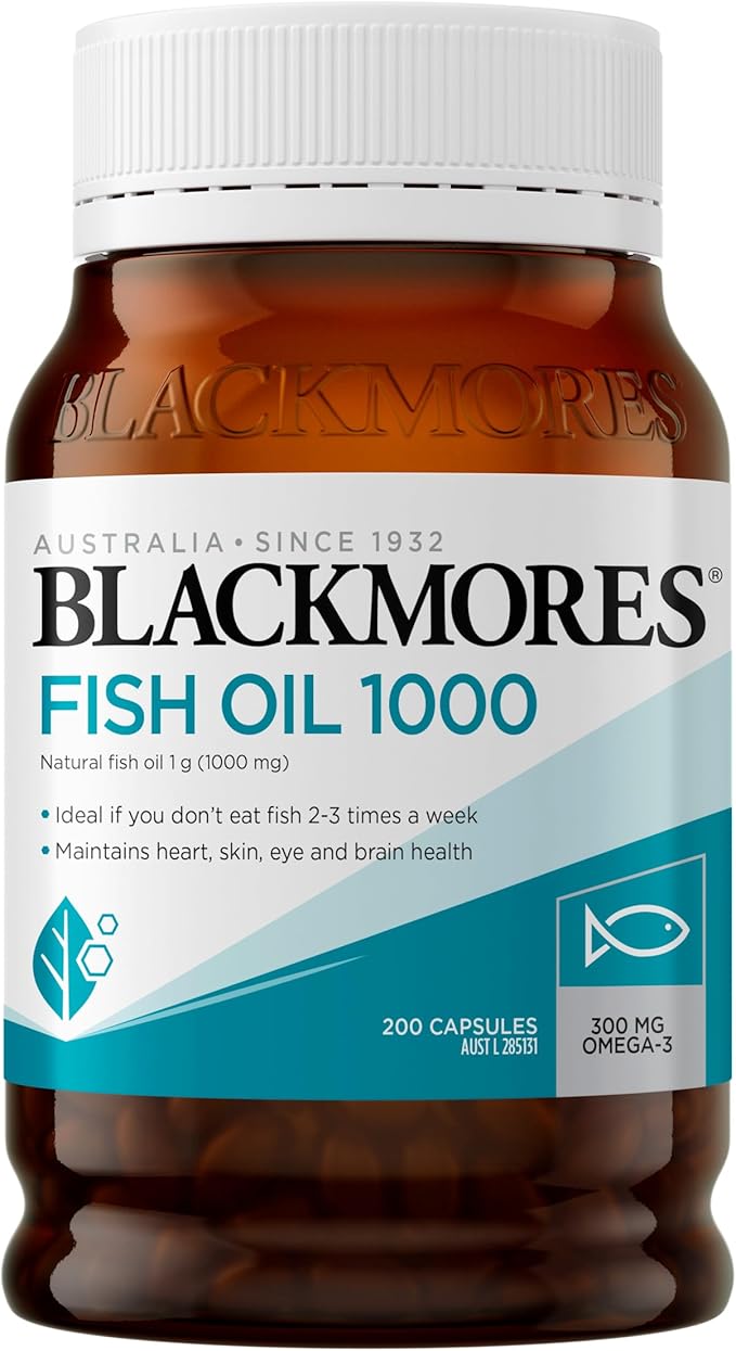 Blackmores Fish Oil 1000mg - 200 Capsules