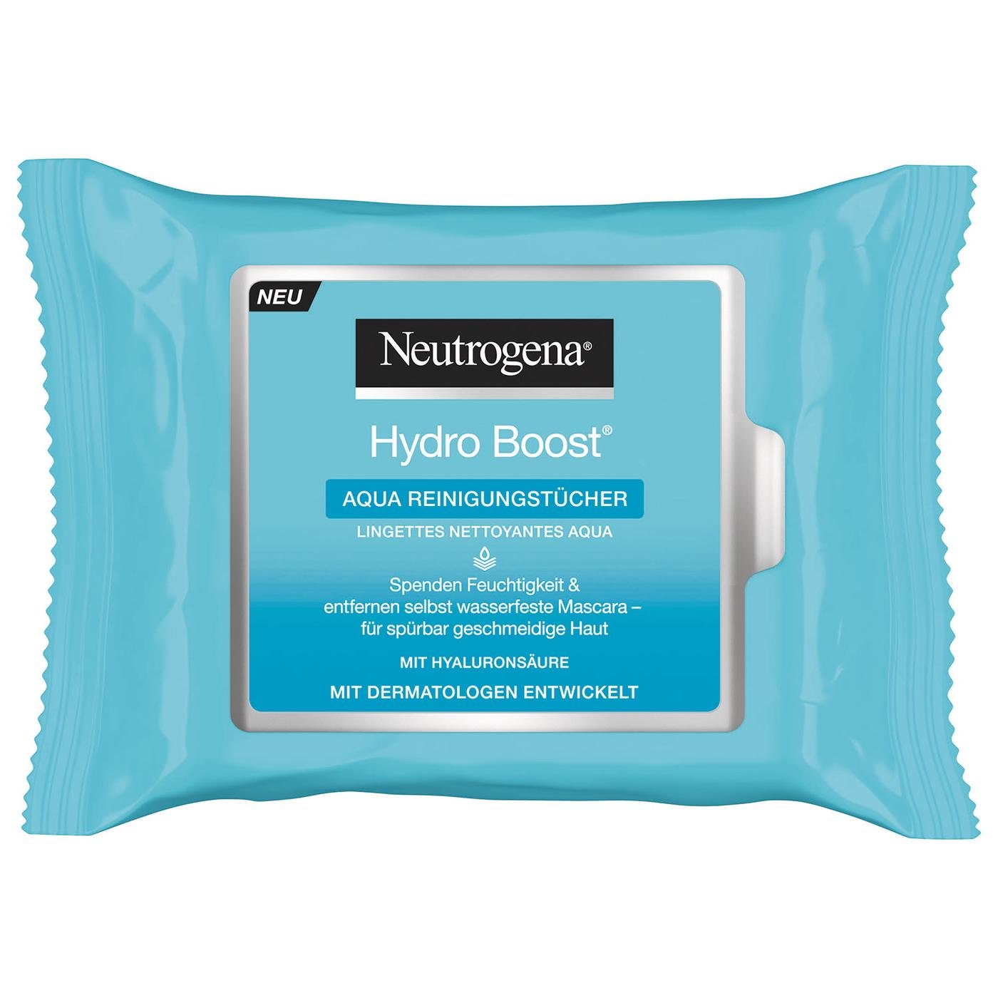 Neutrogena Hydro Boost Cleanser Facial Wipes 25 Pack