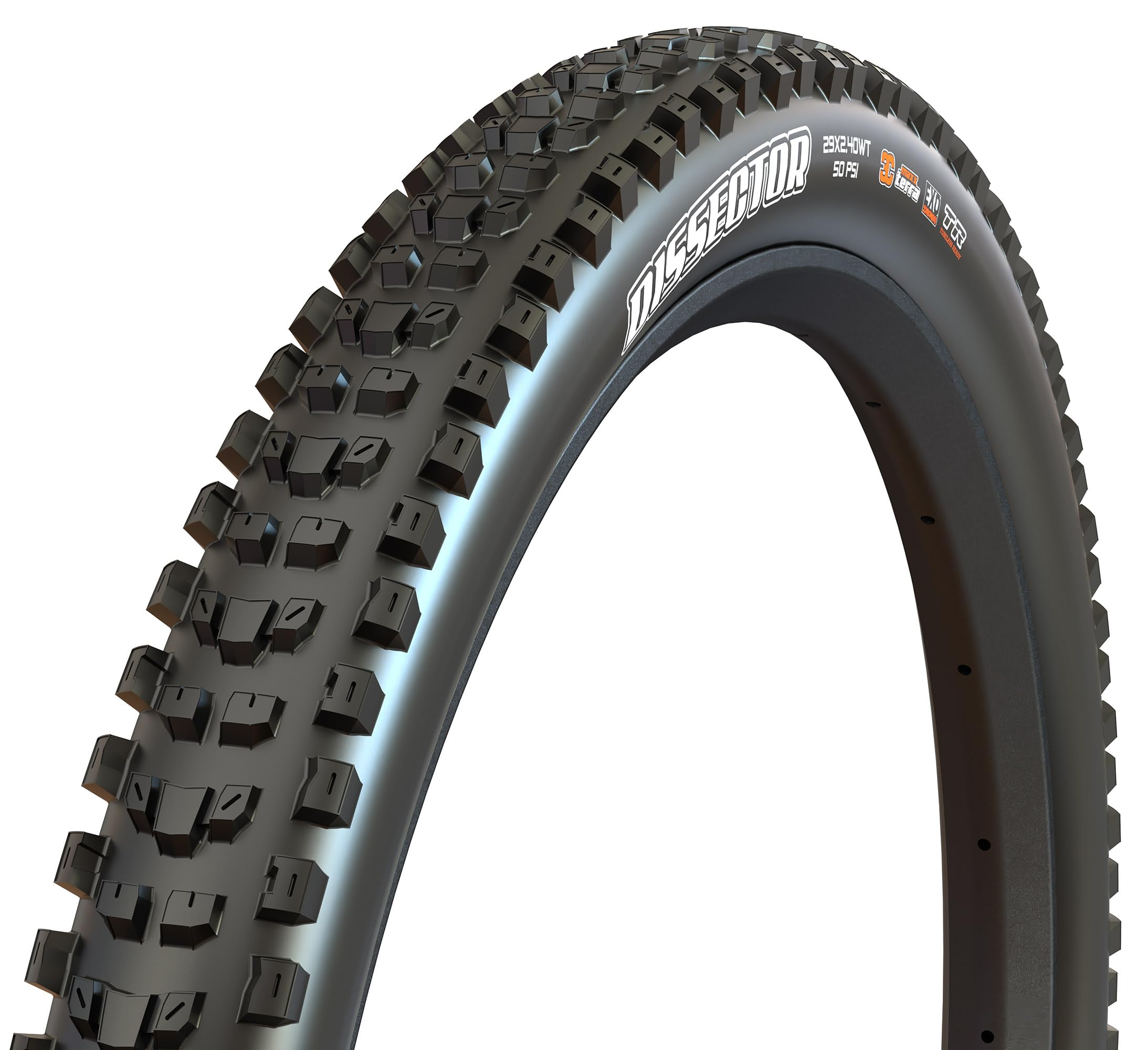 Maxxis Dissector MTB Tyre - 3ct - Exo - TR - Black