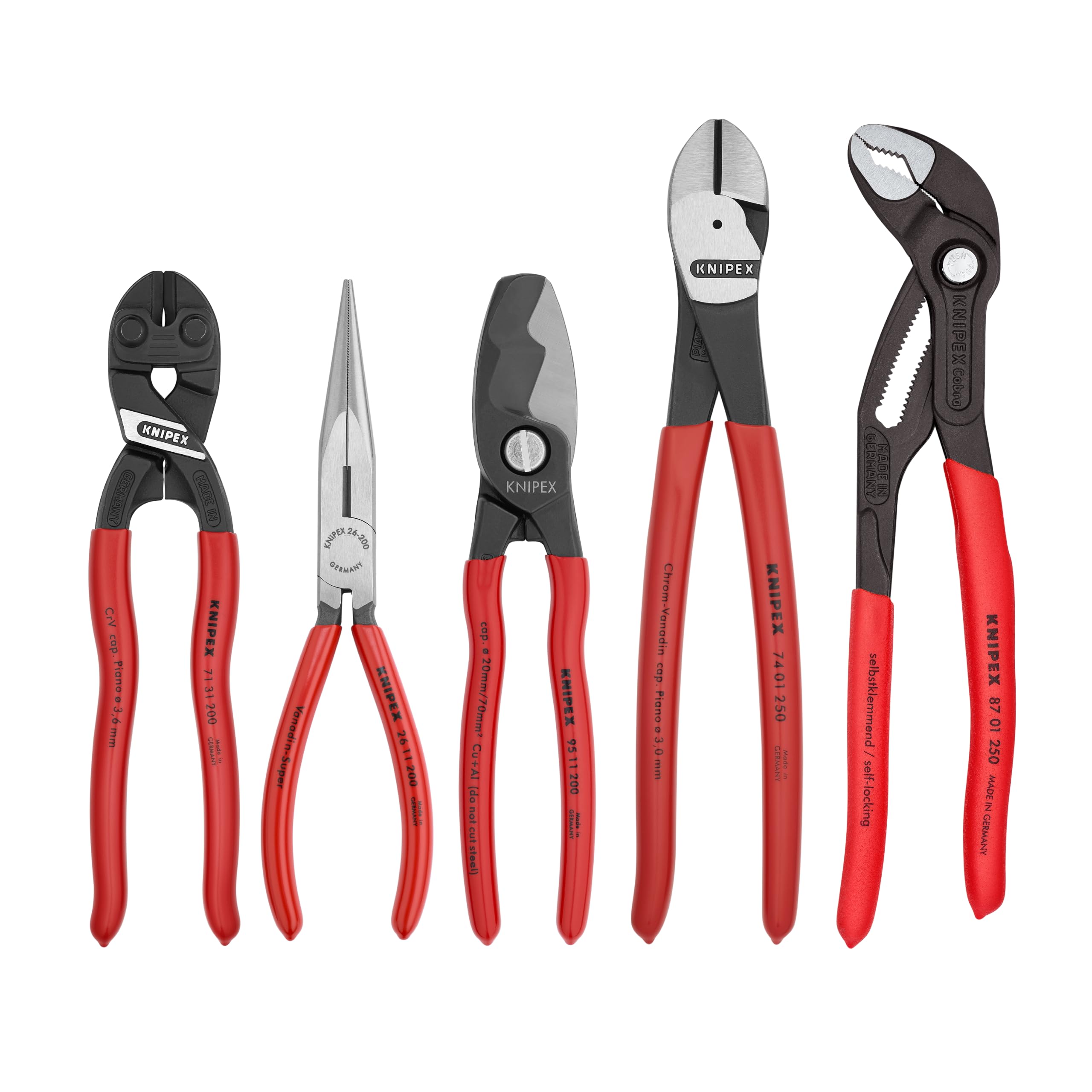 Knipex 9K0080108US 5 Piece Automotive Pliers Set