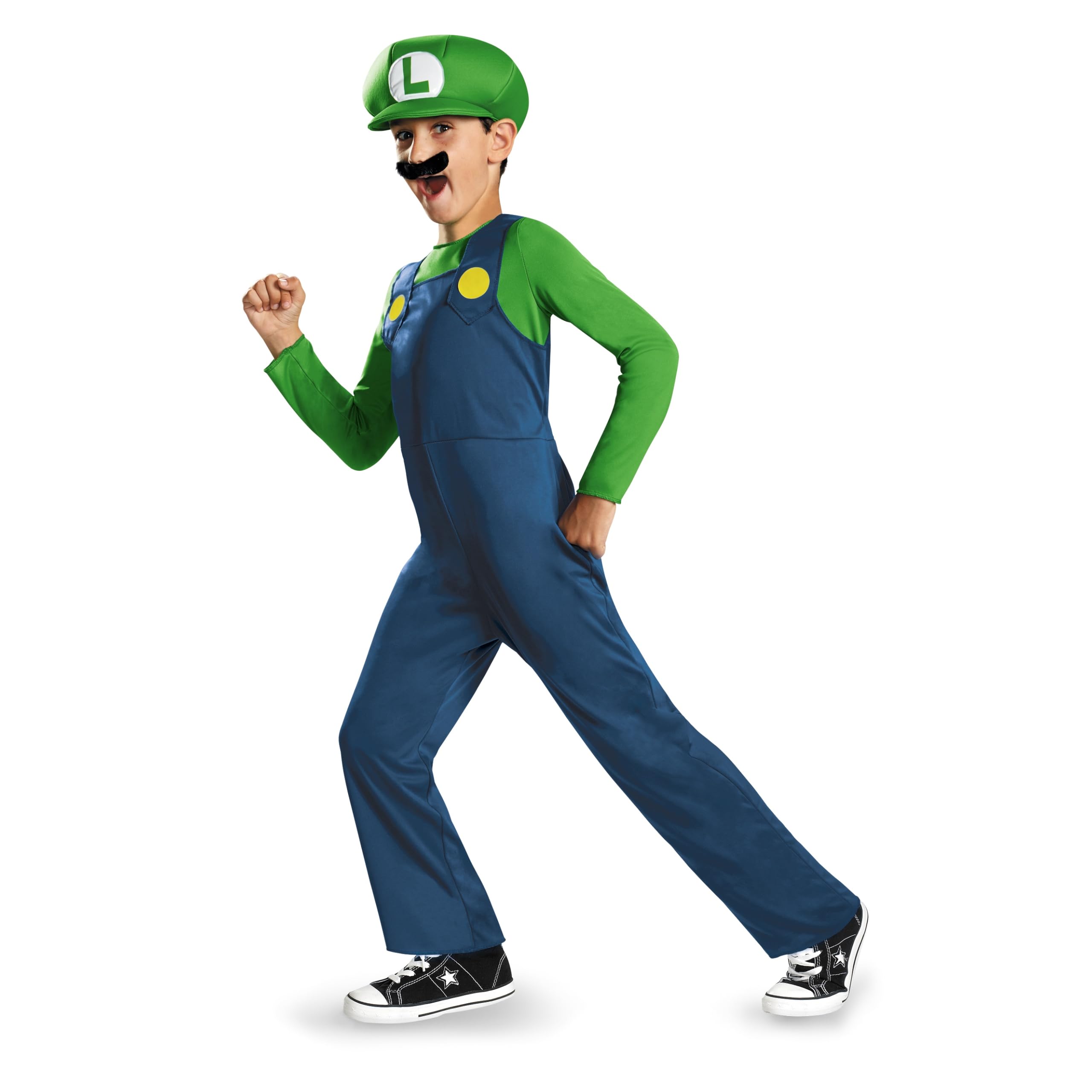Super Mario Luigi Classic Child Costume