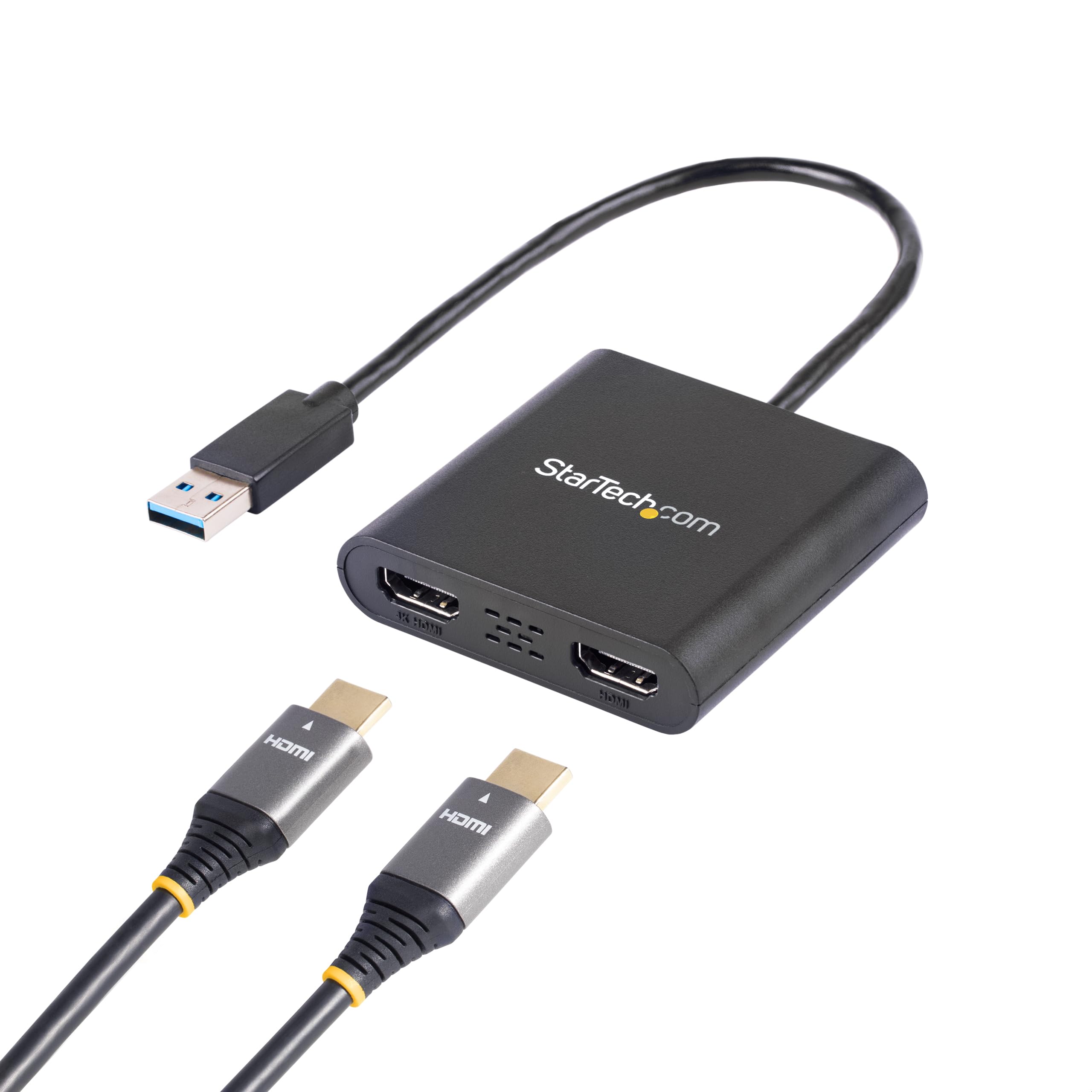 StarTech USB to Dual HDMI Adapter (4K)
