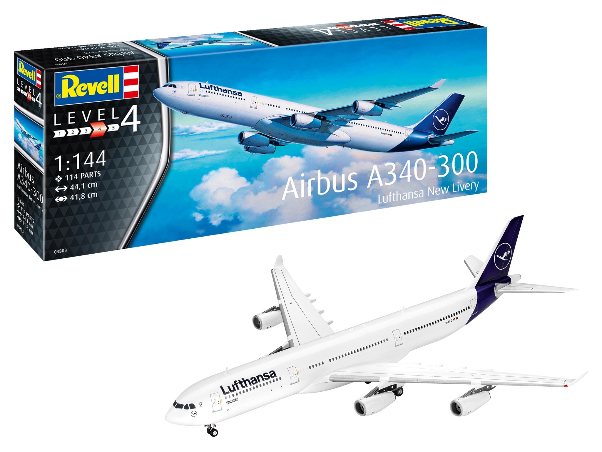 Revell 1/144 A340-300 Lufthansa New Livery