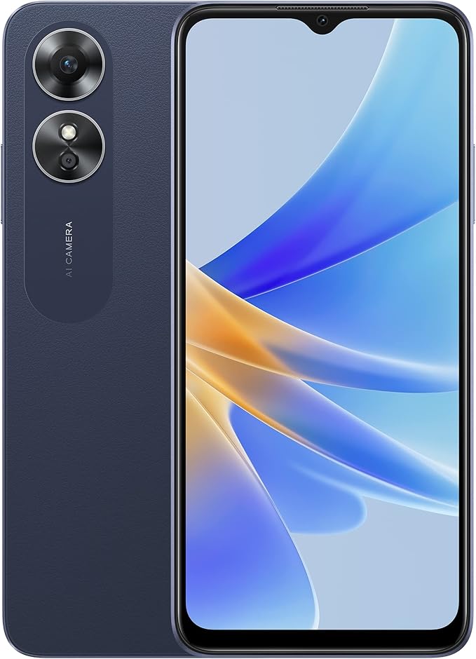 Oppo A17 (64GB, Midnight Black)