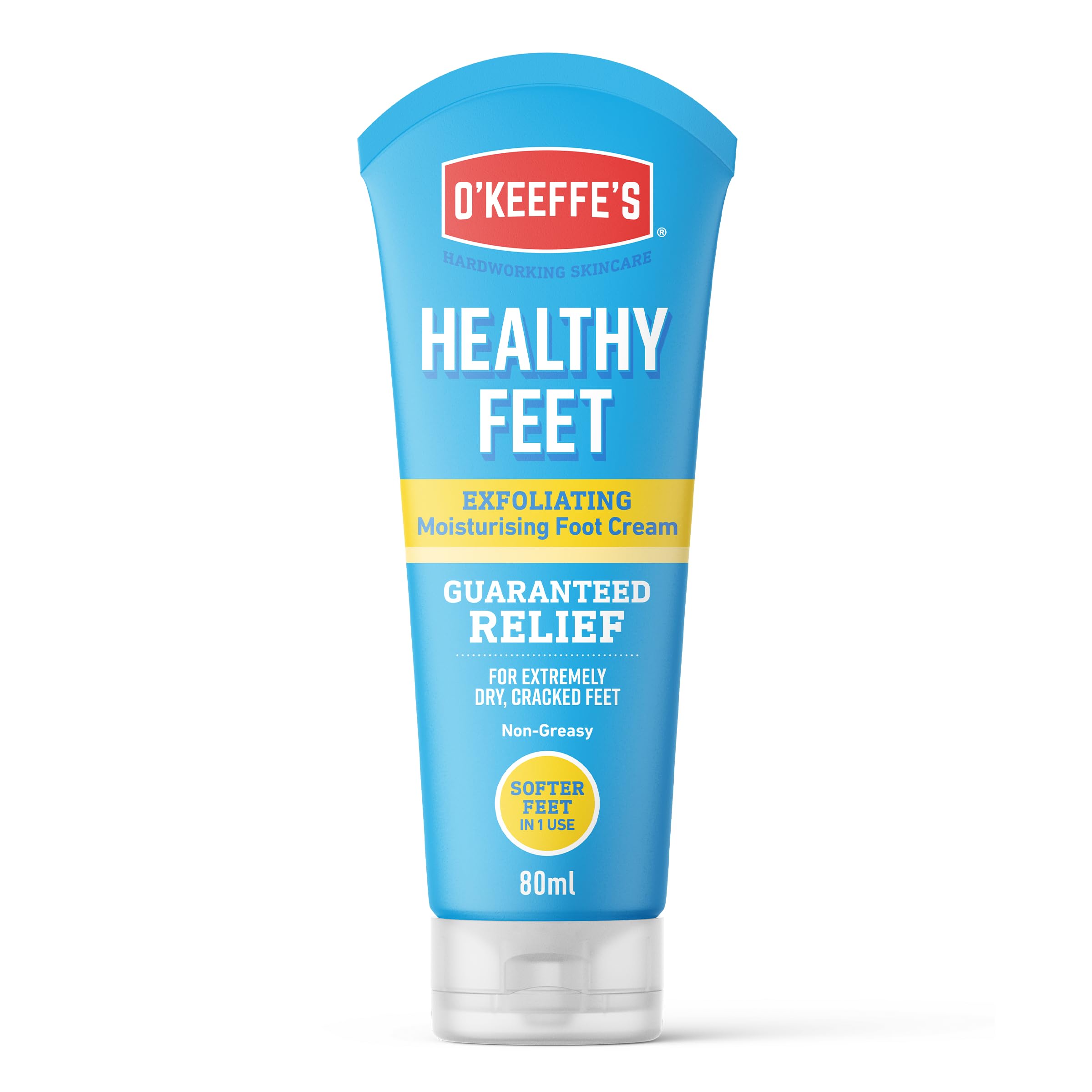 O'Keeffe's, Healthy Feet, Foot Cream, Exfoliating Moisturizing, 3 oz (85 g)