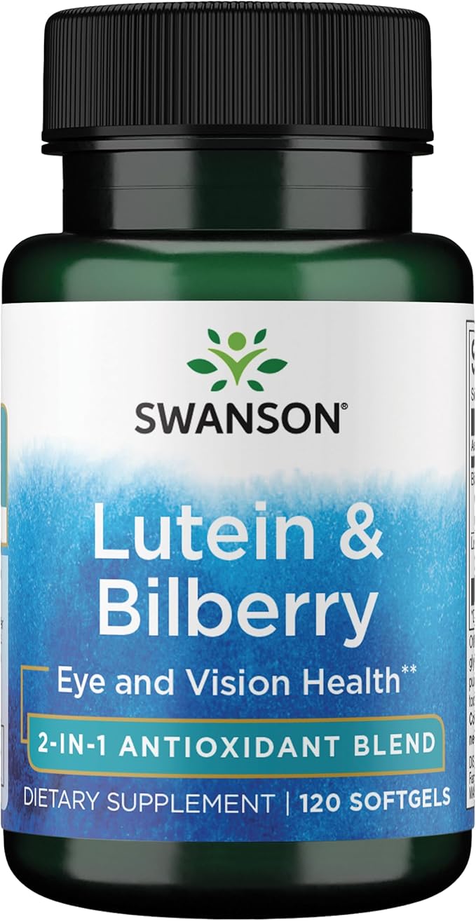 Swanson, Lutein & Bilberry, 60 Softgels
