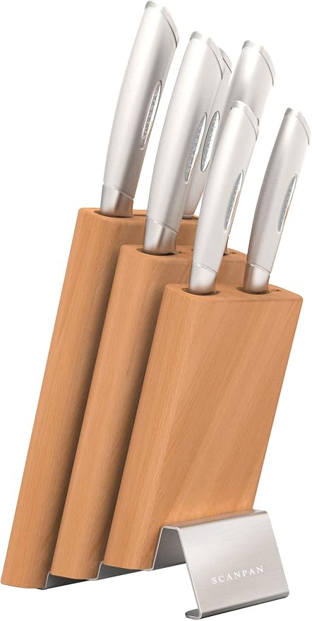 Scanpan Classic Steel - Step 7 Piece Knife Block Set