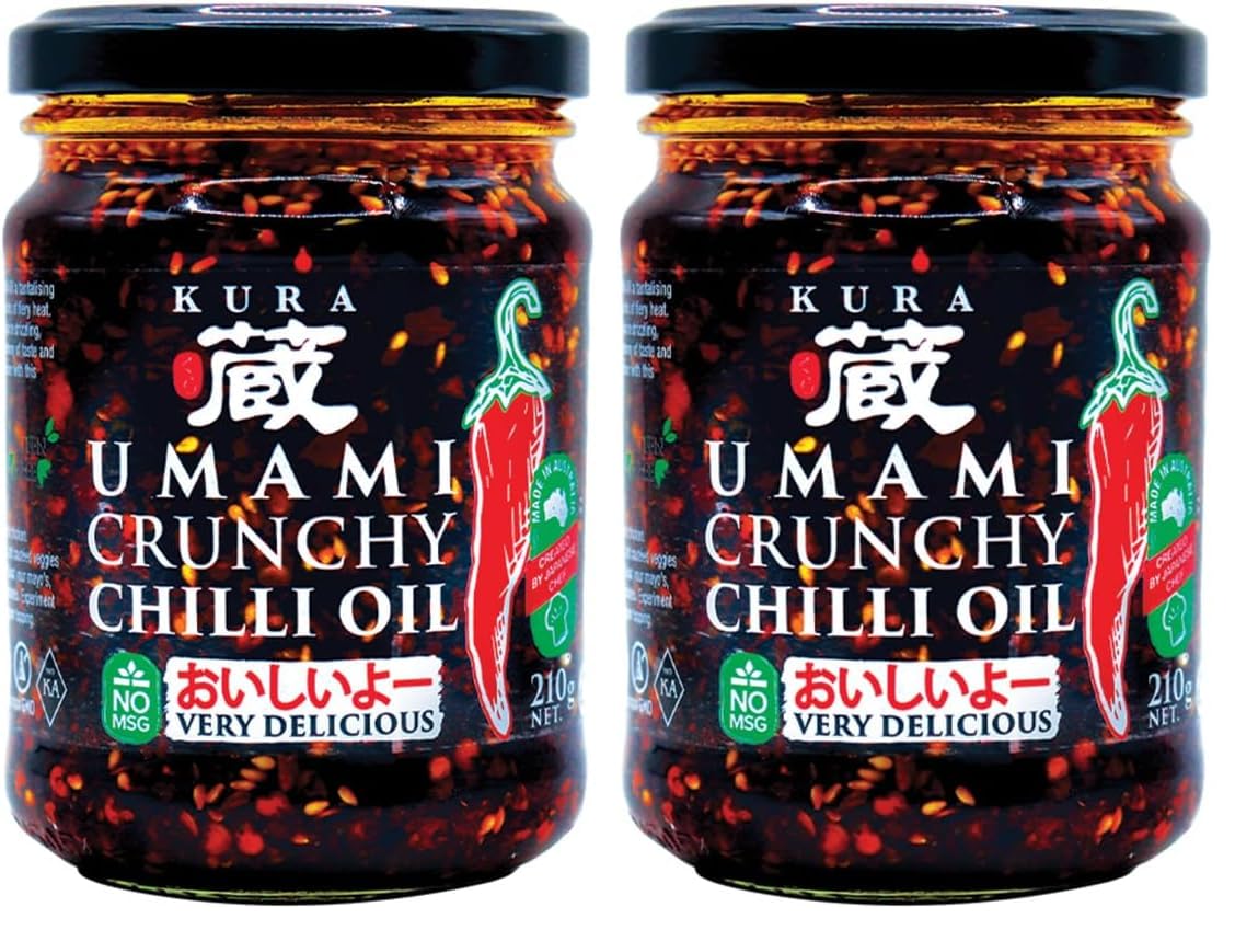 Kura Crunchy Umami Chilli Oil, 210 G