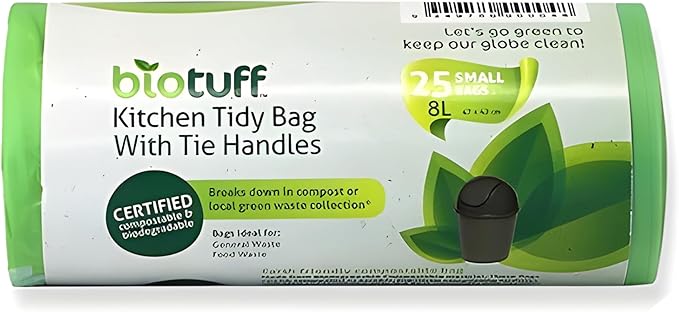 Biotuff Kitchen Tidy Bag Small Bags - 8L - 25