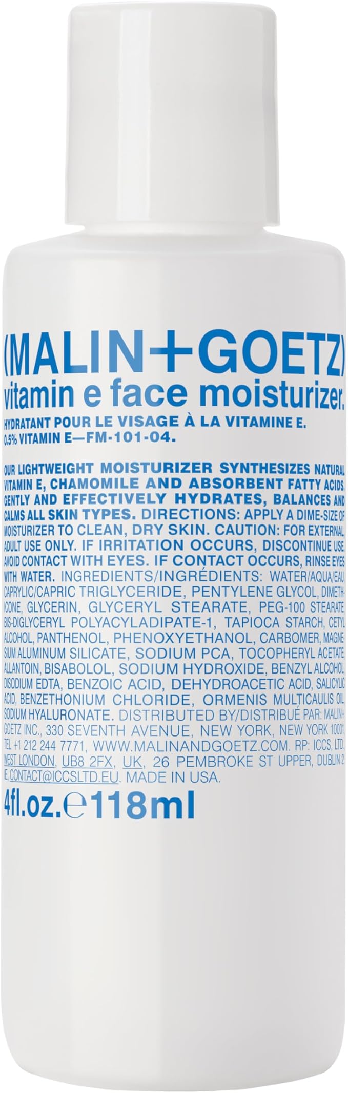 MALIN+GOETZ Vitamin E Face Moisturizer 250mL
