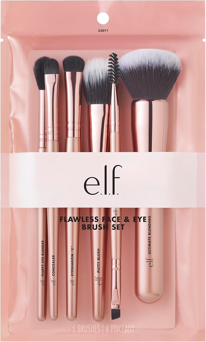 E.L.F., Flawless Face Kit, 6 Piece Brush Collection