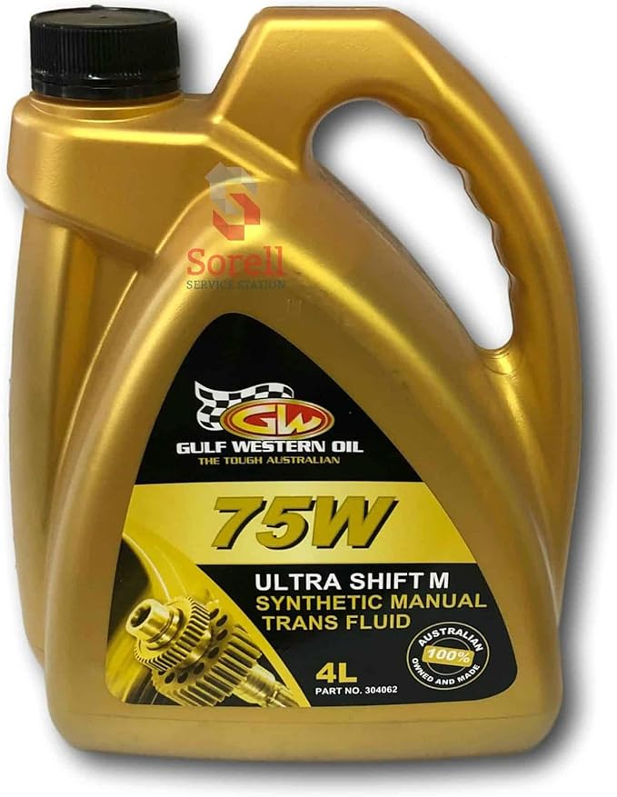 Gulf Western Ultra Shift M Synthetic MTF 75W Gear Oil 4L (304062)