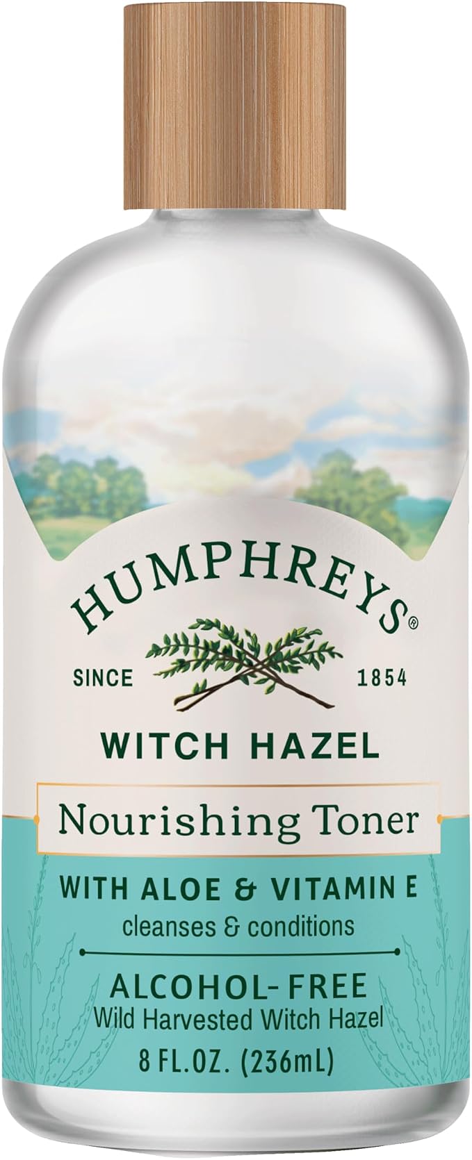 Humphreys Nourish Witch Hazel With Aloe Alcohol-Free Toner, 8 fl oz.