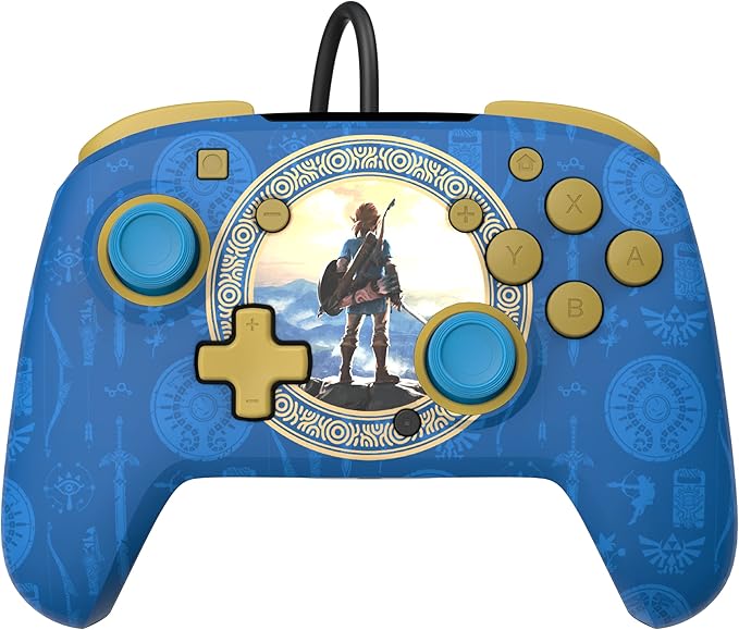 Nintendo Switch Rematch Wired Controller (Hyrule Blue)
