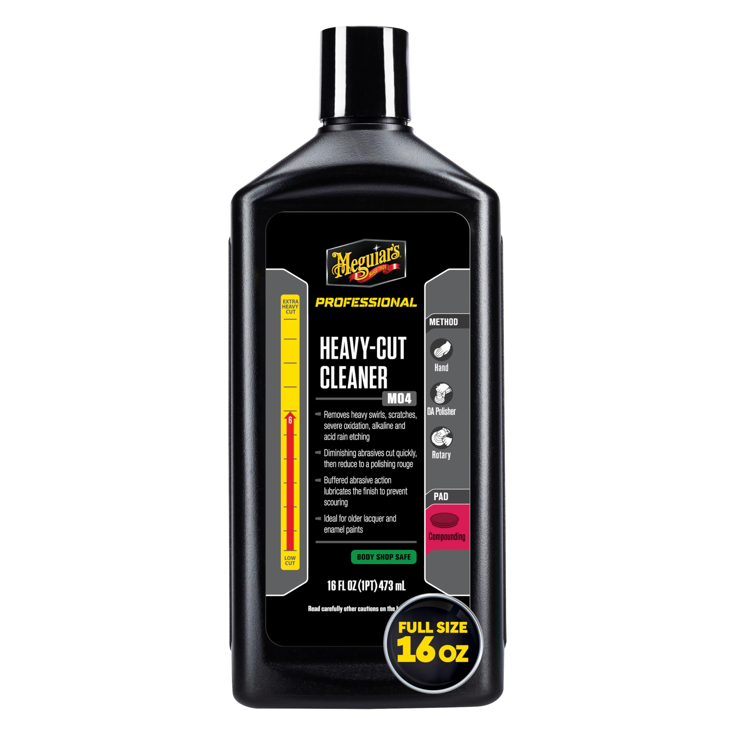 Meguiar's M4 Mirror Glaze Heavy-Cut Cleaner - 16 oz.
