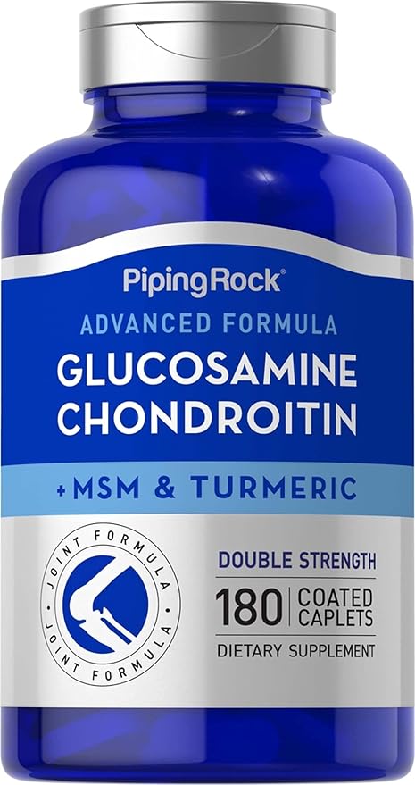 Advanced Double Strength Glucosamine Chondroitin MSM Plus Turmeric, 360 Coated Caplets