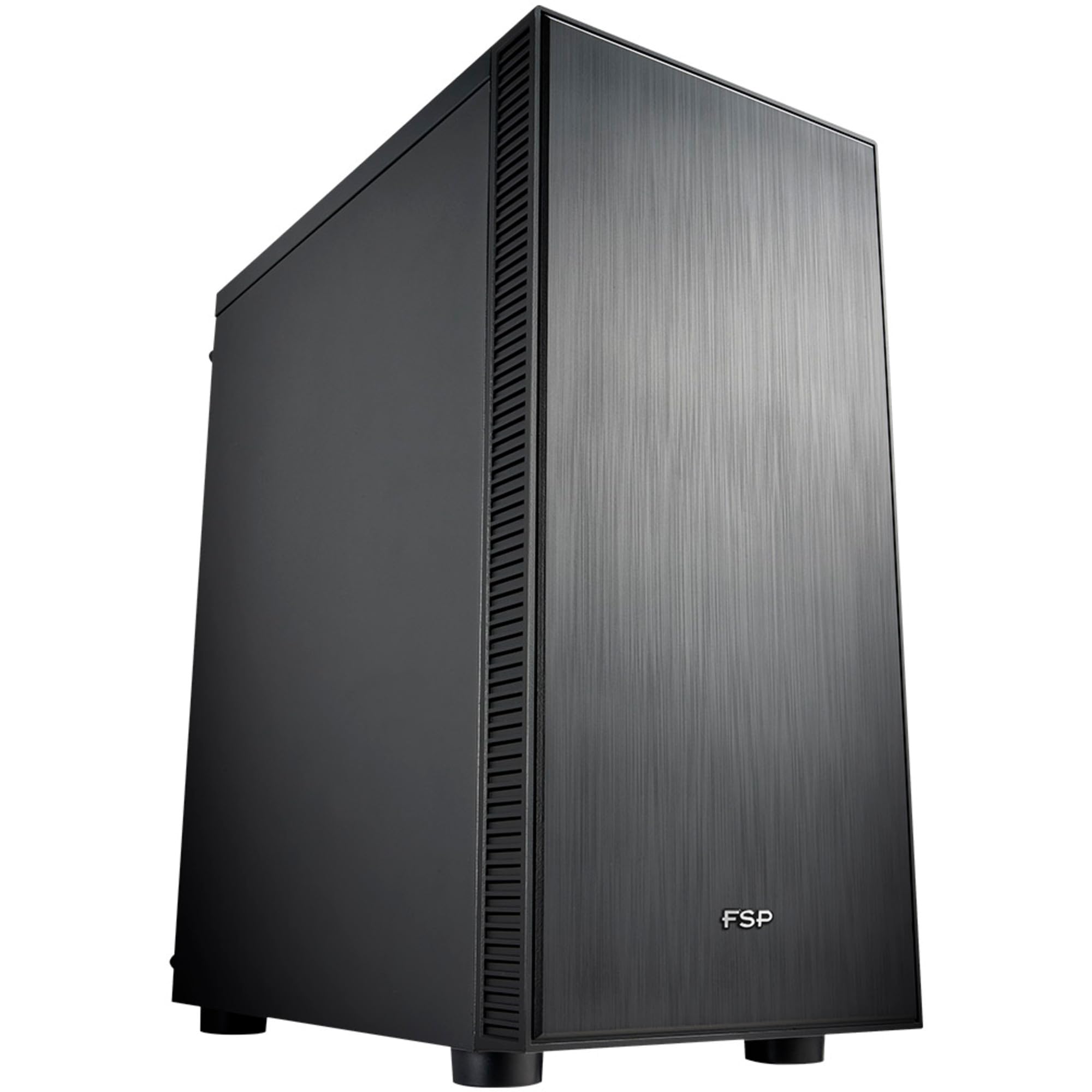 FSP CMT223 Silent Black ATX / mATX Mid Tower Case 3x 120mm Fan Pre-Installed,