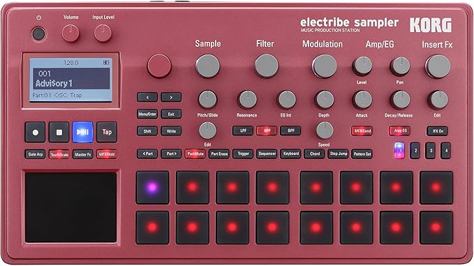 Korg Electribe 2 Sampler Music Production Station - Red