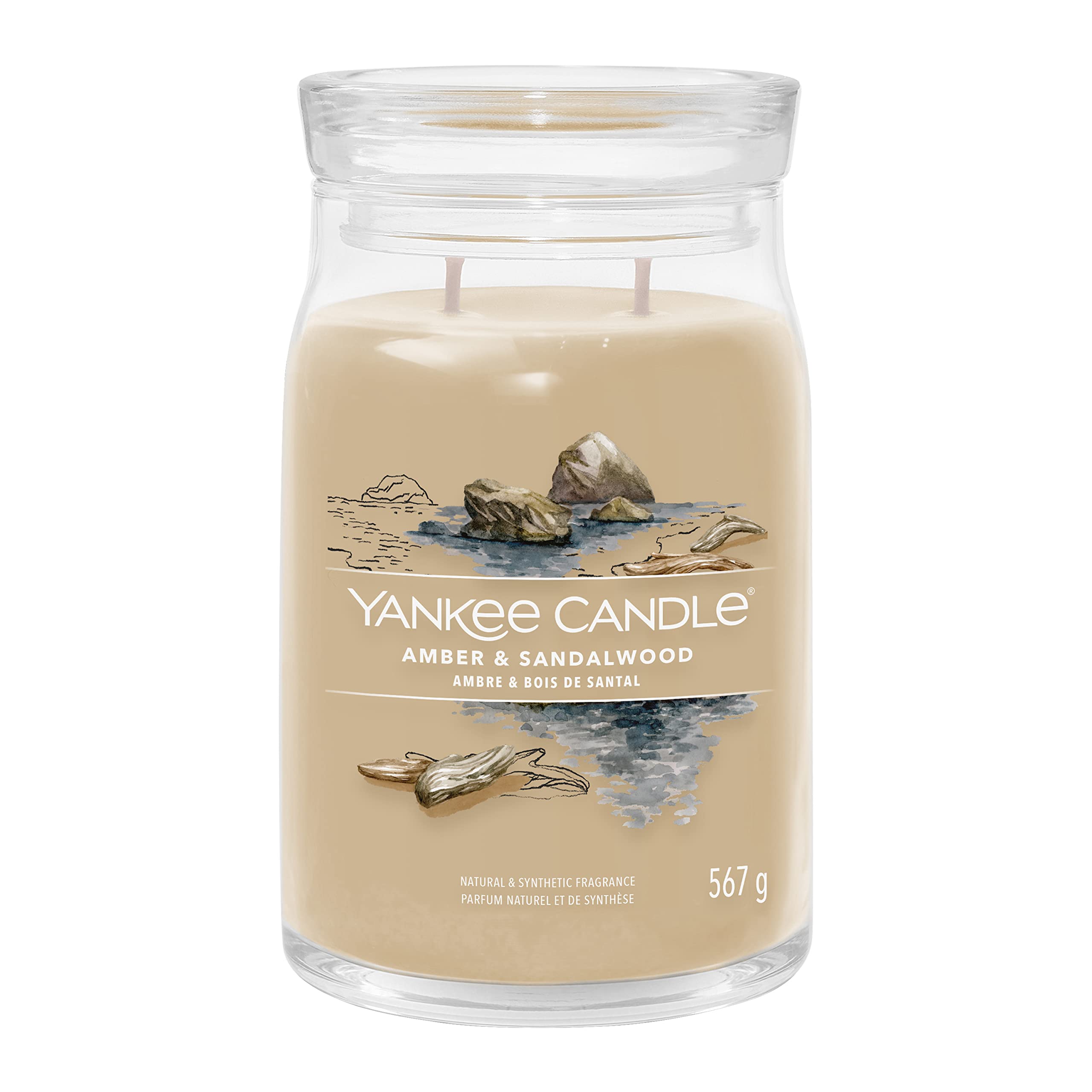 Yankee Candle Amber & Sandalwood Signature Medium Jar