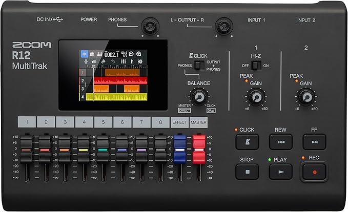 Zoom R12 MultiTrak 8-Track Recorder
