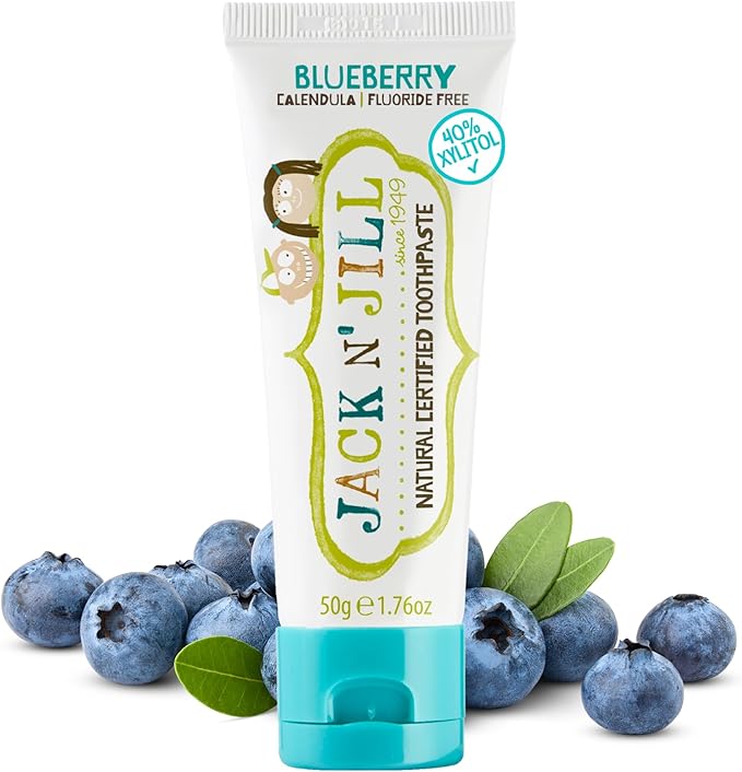 Jack N' Jill Toothpaste Natural Blueberry 50 Gram