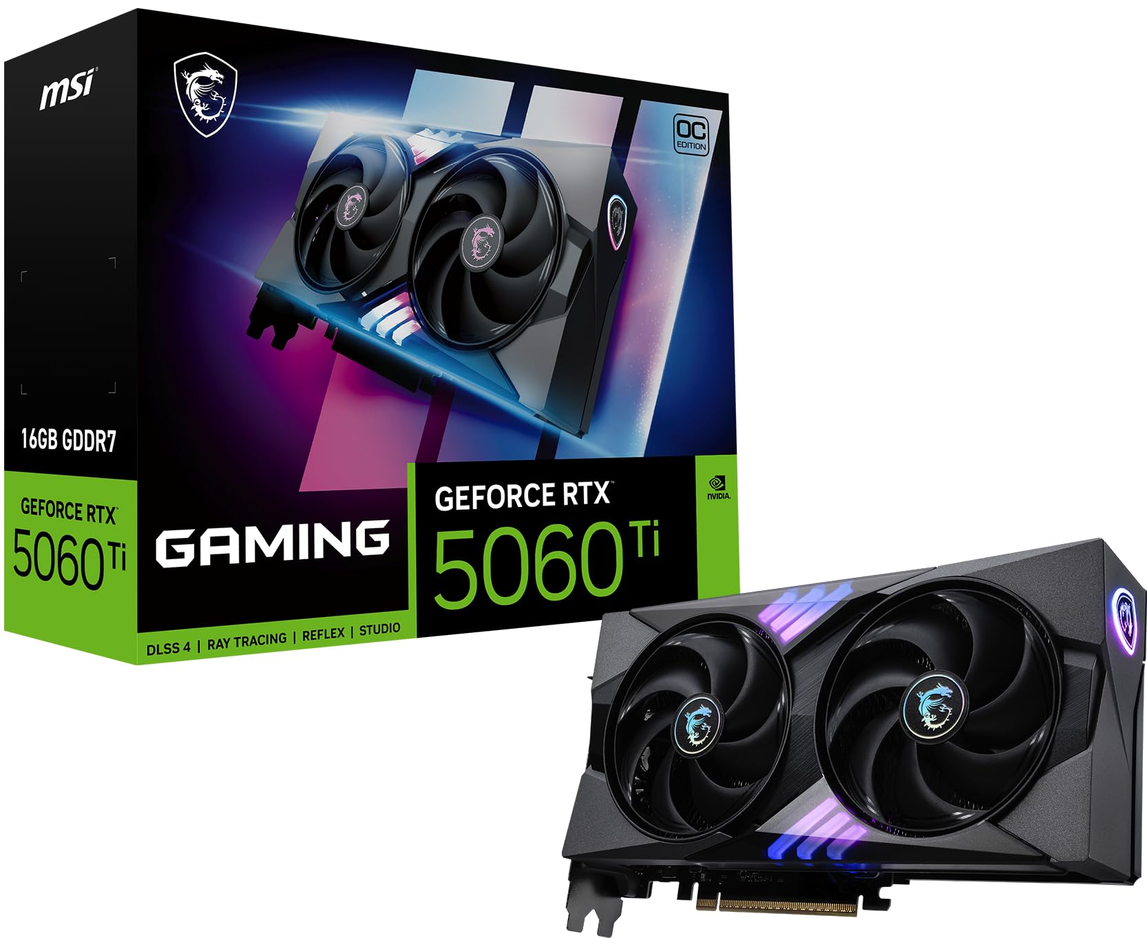 MSI GeForce RTX 5060 Ti 16GB Graphics Card