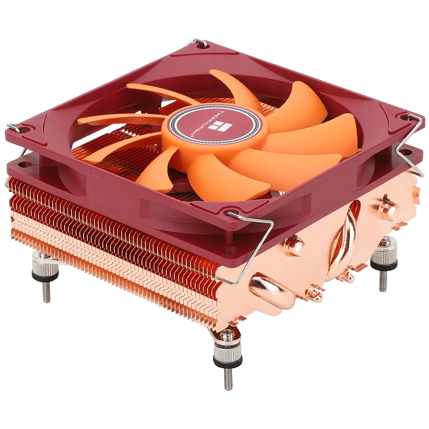 Thermalright AXP-90 X47 Full Copper Low Profile CPU Air Cooler With Quite 90mm TL-9015R PWM Fan, 4 Heat Pipes, 47mm Height, For AMD AM4/Intel LGA