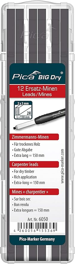 Pica Big Dry Construction Marker - Graphite 6060