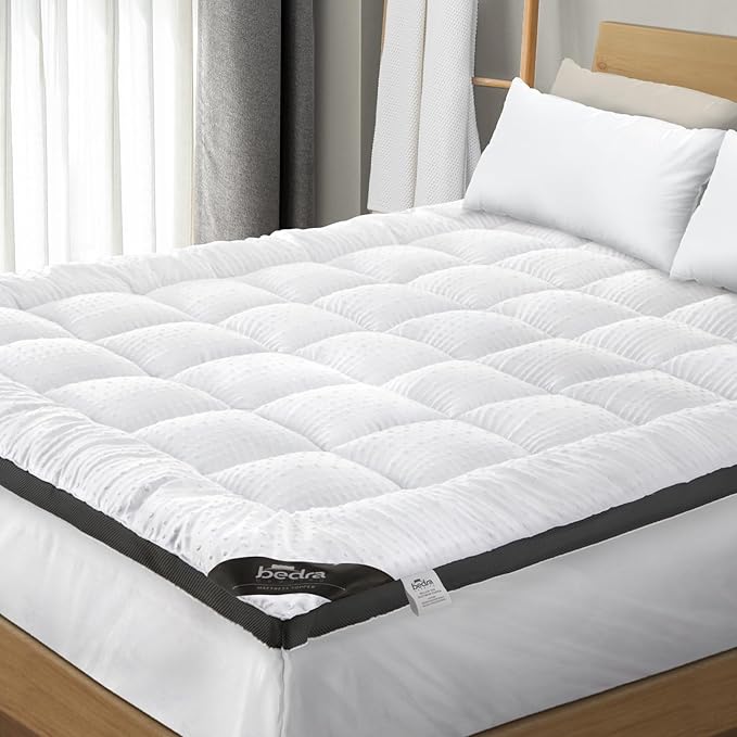 Bedra Mattress Topper Microfibre With Airflow Mesh Design - King